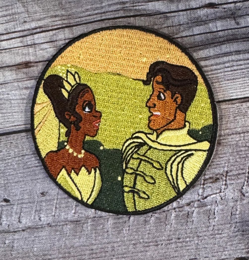 Tianna &amp; Naveen Iron-on Patch