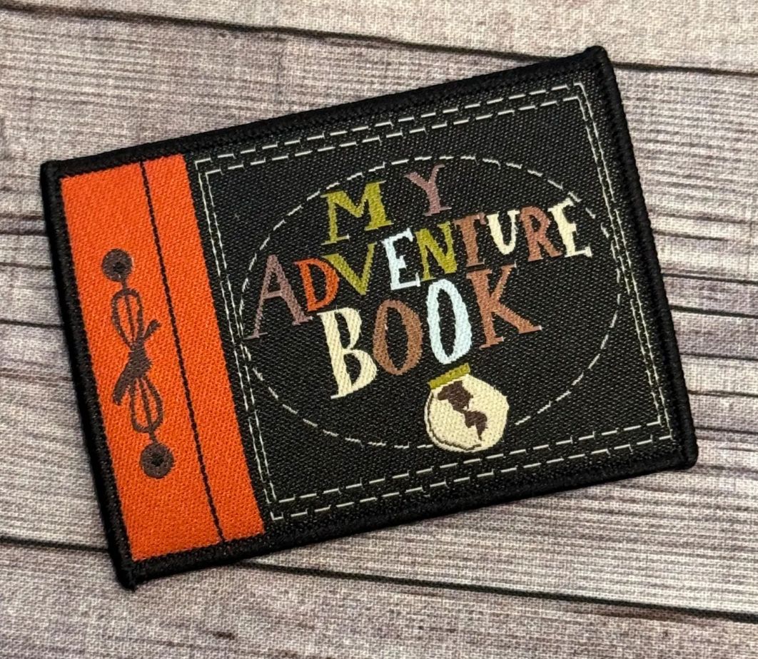 Adventure Book Iron-on Patch