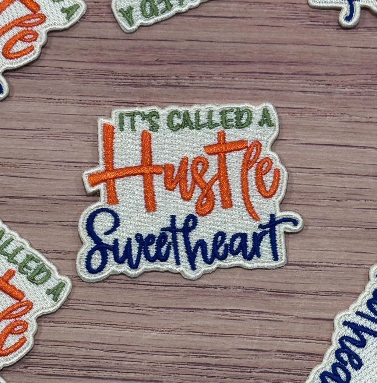 Hustle Quote Patch