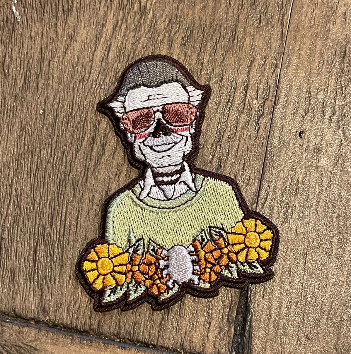 Stan Lee "Sugar Skull" Iron-on Patch