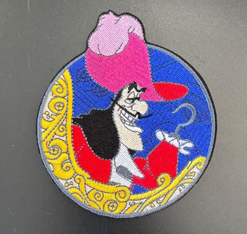 Captain Hook Iron-on Patch