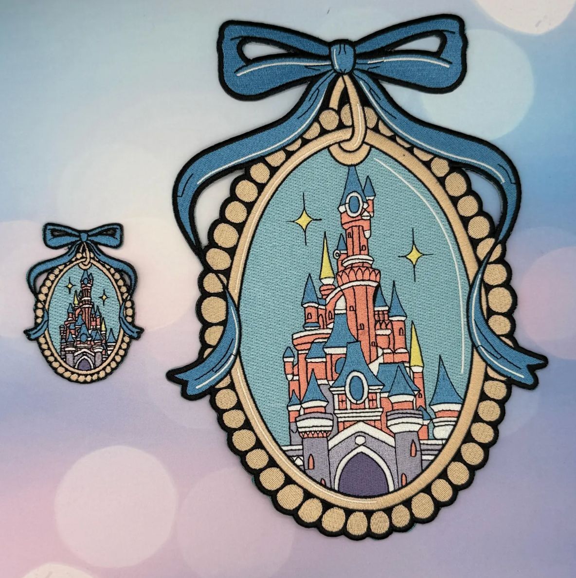 Castle Locket Jumbo Iron-on Patch