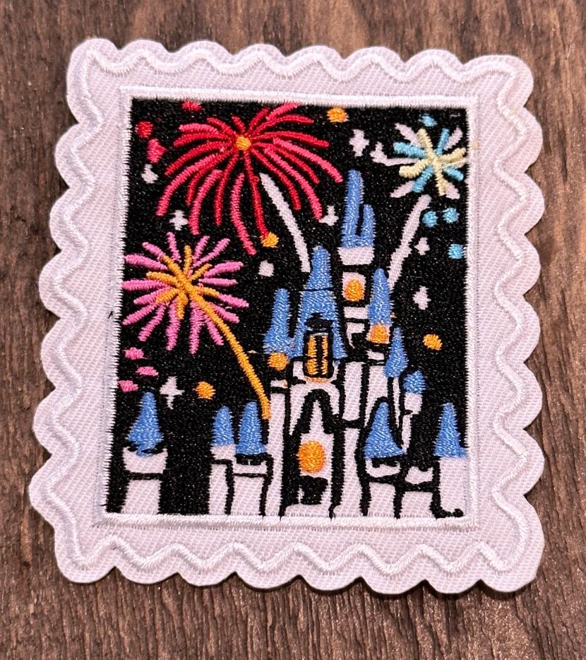 Castle Polaroid Iron-on Patch