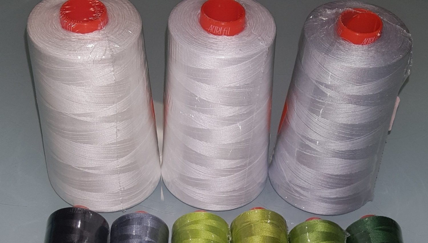 Aurifil Cotton Mako 50 5900m Cone Solid colours