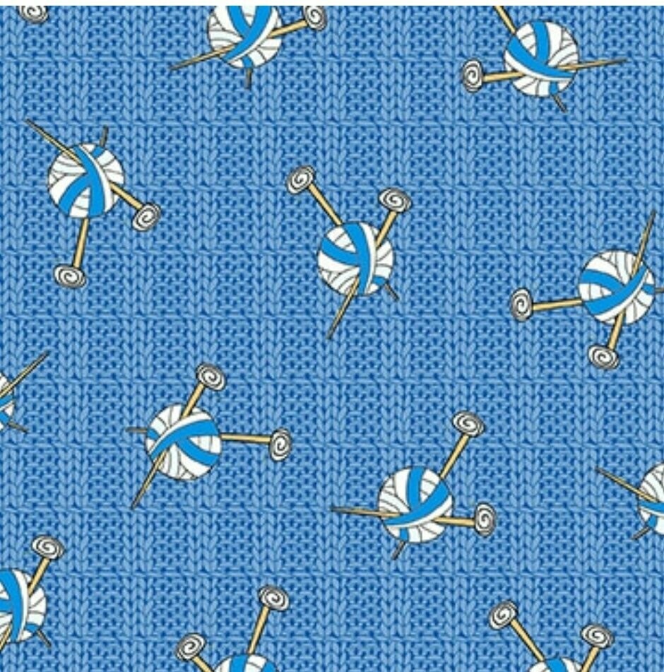 Knit Chicks Knitting Ball Blue