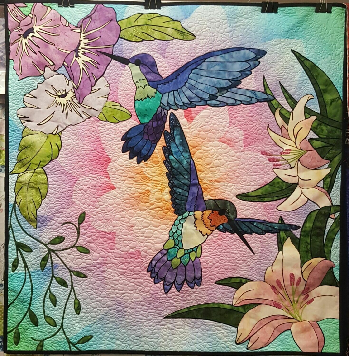 Hummingbird Lane Quilt Kit  Opal