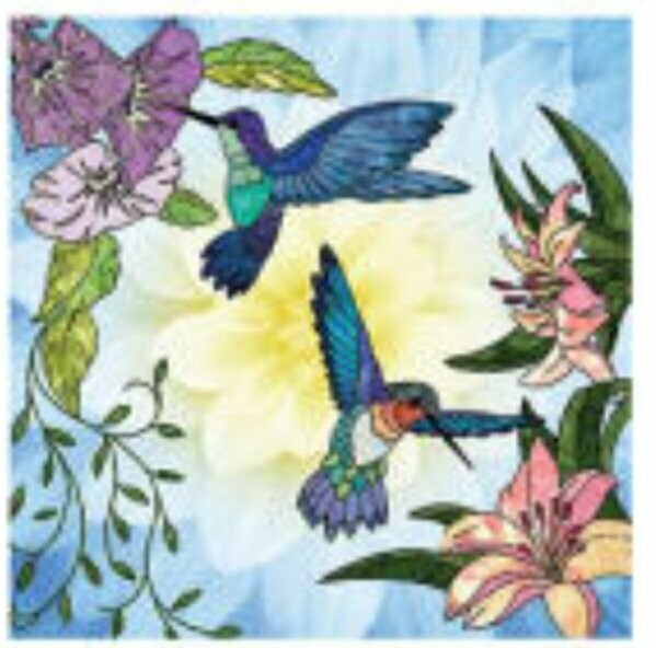 Hummingbird Lane Quilt Kit  French Blue