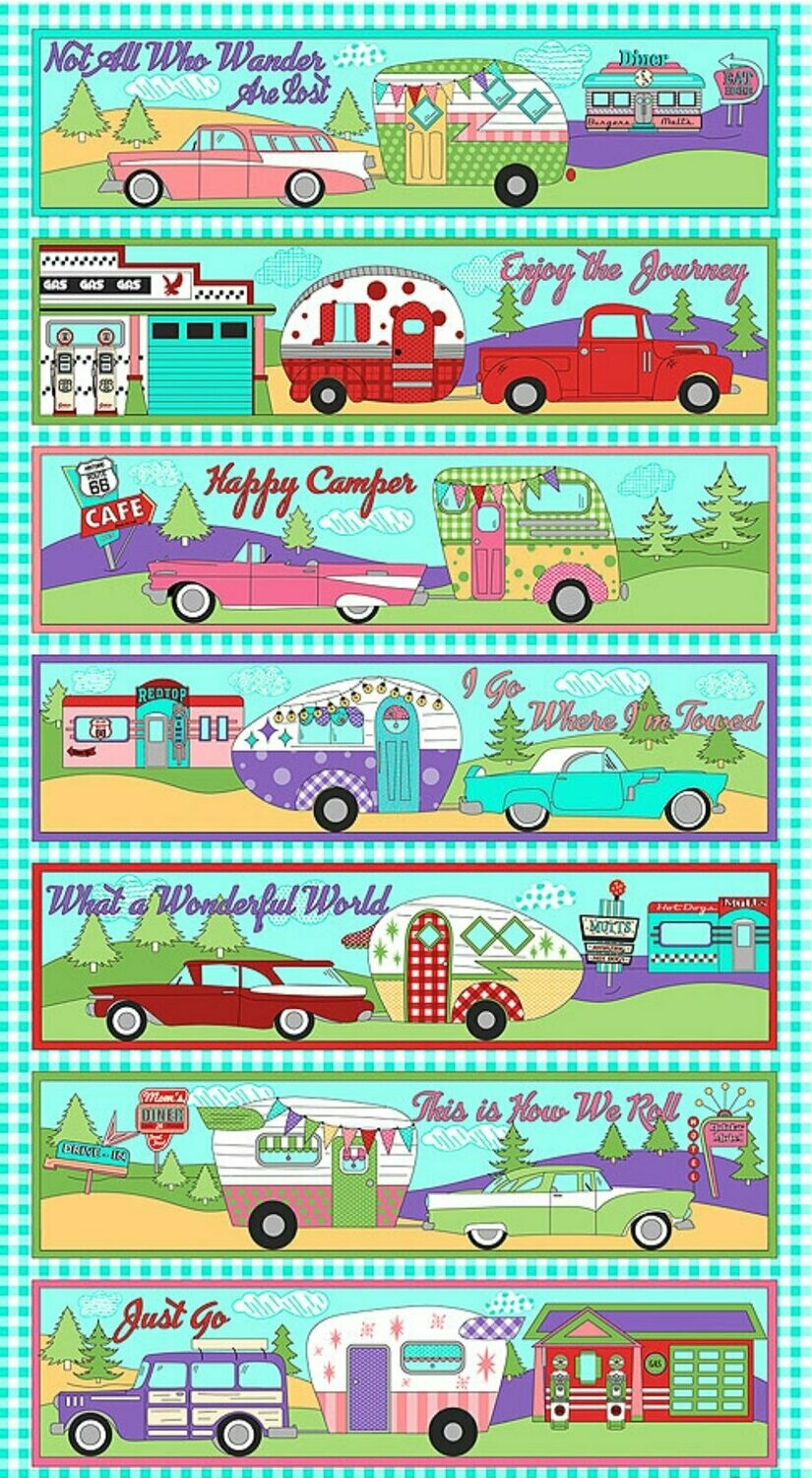 Retro Road Trip Panel