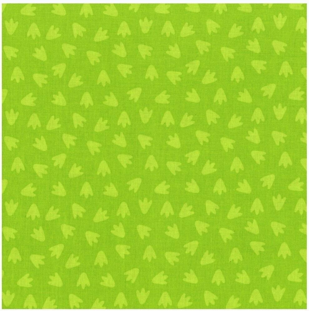 Dino Daze - Footprints Lime Green