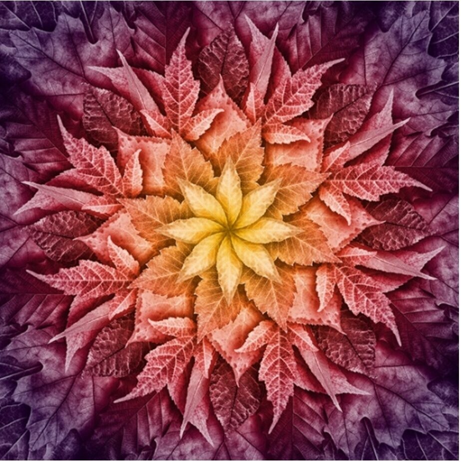 Dream Big Leaf 428 Mulberry Panel