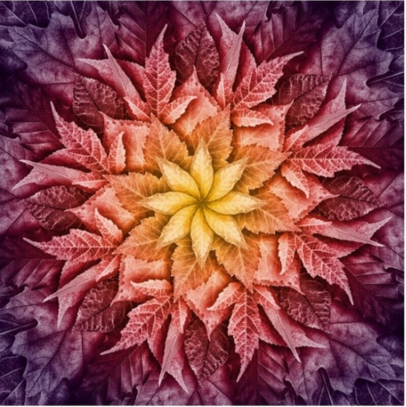 Dream Big Leaf 428 Mulberry Panel