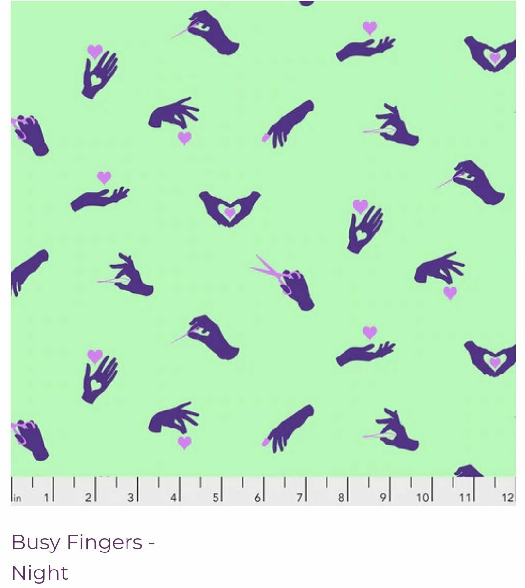 Tula Pink Homemade Busy Fingers Night