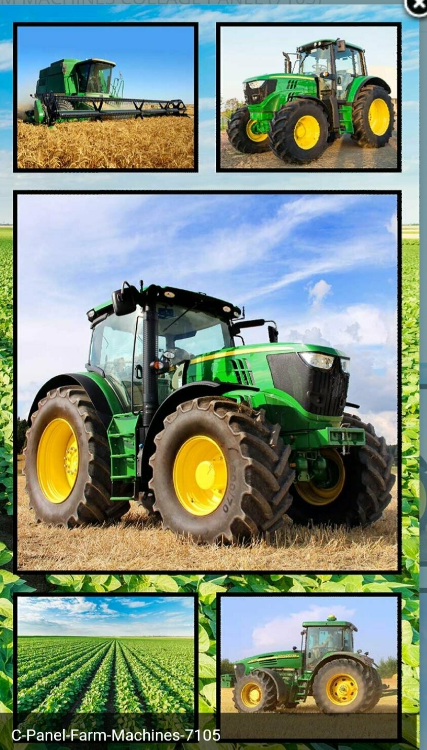 Farm Machines Collage Panel - on Special 30% OFF