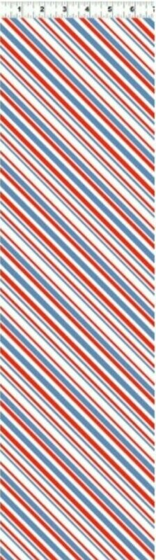 Keep on Truck'n Diagonal Stripe - Red/Blue/White