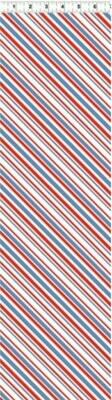 Keep on Truck'n Diagonal Stripe - Red/Blue/White