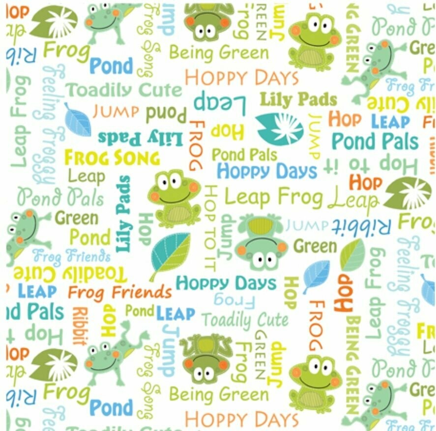 Toadily Script on White