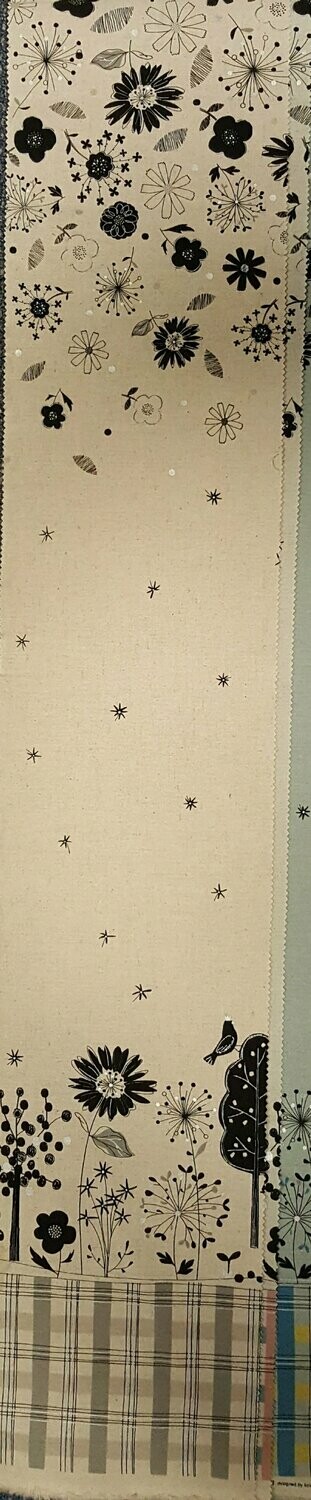 Lecien Lecre Border Print Beige - ON SPECIAL nearly 30% OFF