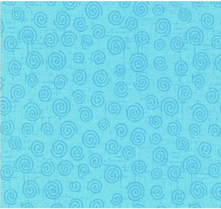 Twister Aqua 108" Backing