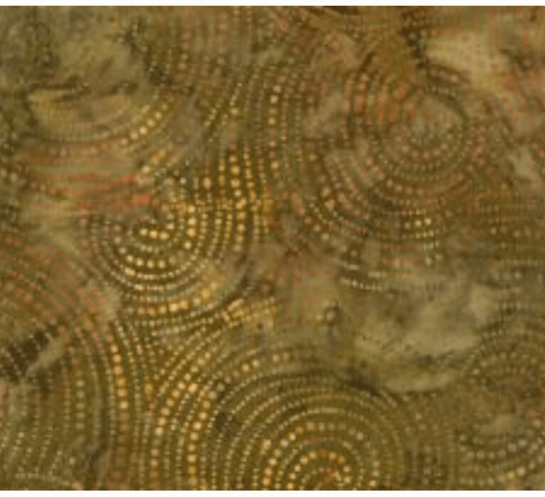 Batik 108" Backing Tan Swirl BA 108 33 - WIDE