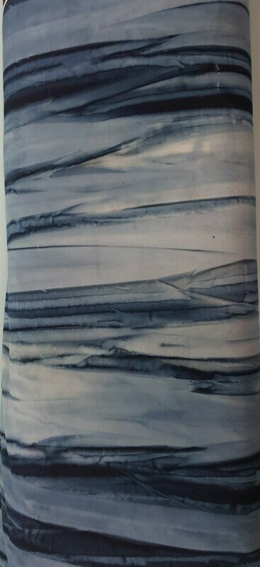 Batik 108"  Backing fabric Stripe Black/White/Grey BA 108 651