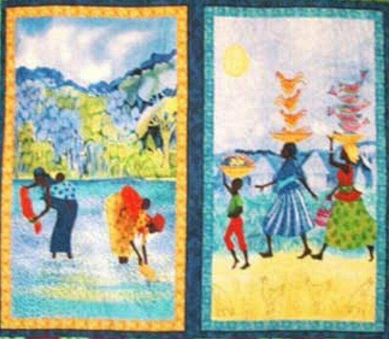 Joyful Days 2 block Panel ON SPECIAL 1/2 PRICE