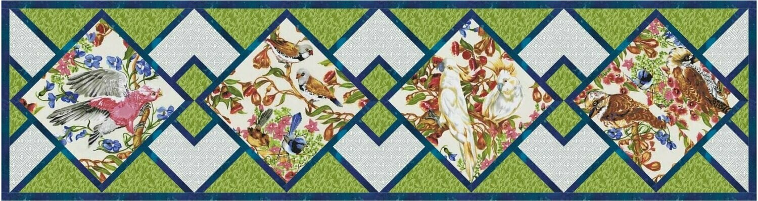 Bushland Chorus Tablerunner Pattern