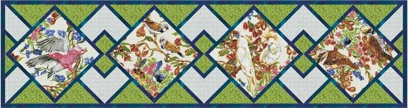 Bushland Chorus Tablerunner Pattern