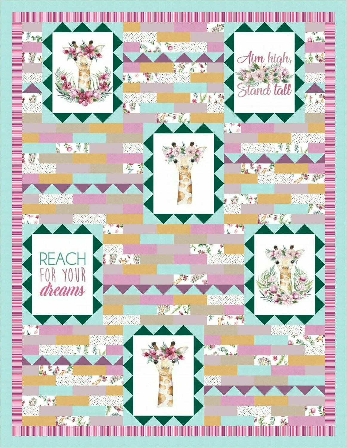 Hibiscus Cot Quilt Pattern