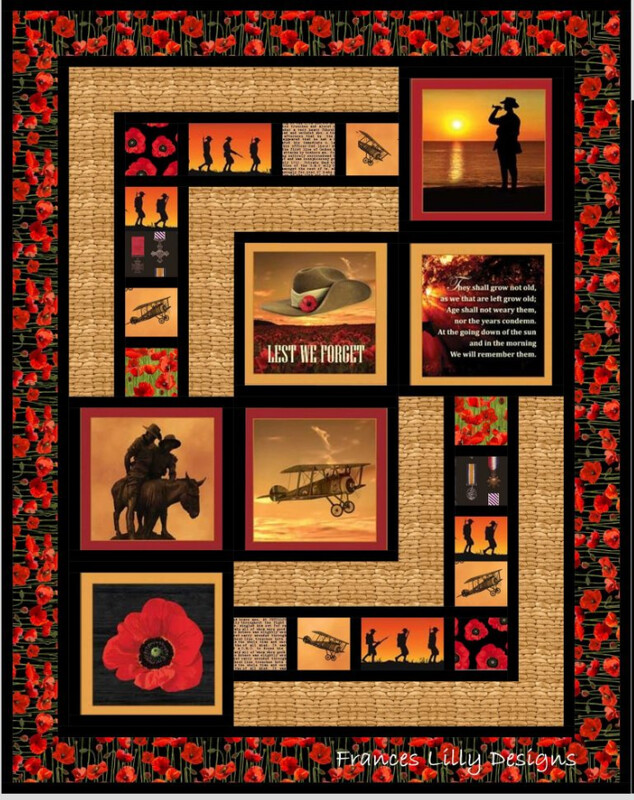 Poppies to Remember Quilt Pattern