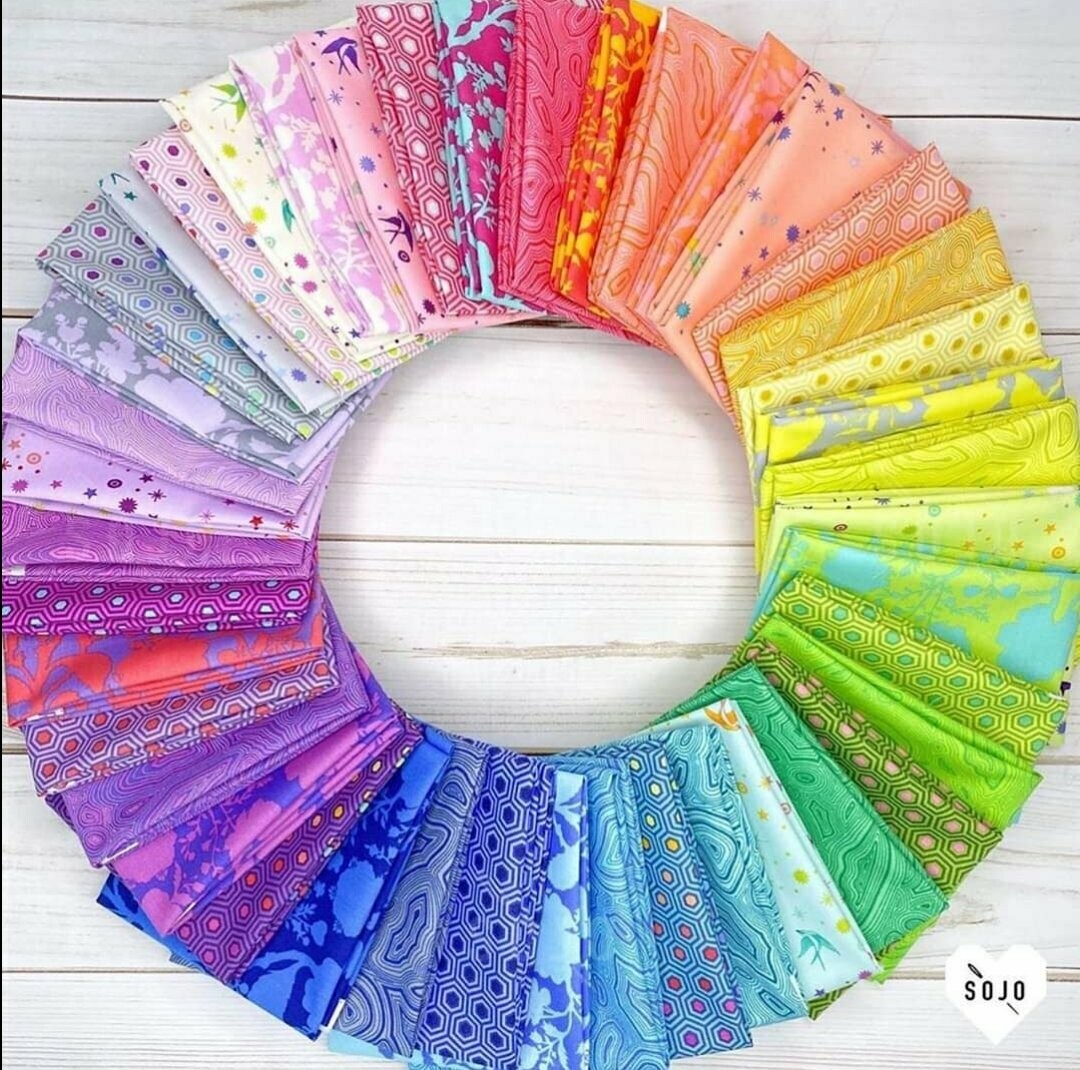 Tula Pink True Colors Fat Quarter Pack Some fabrics may be on backorder.