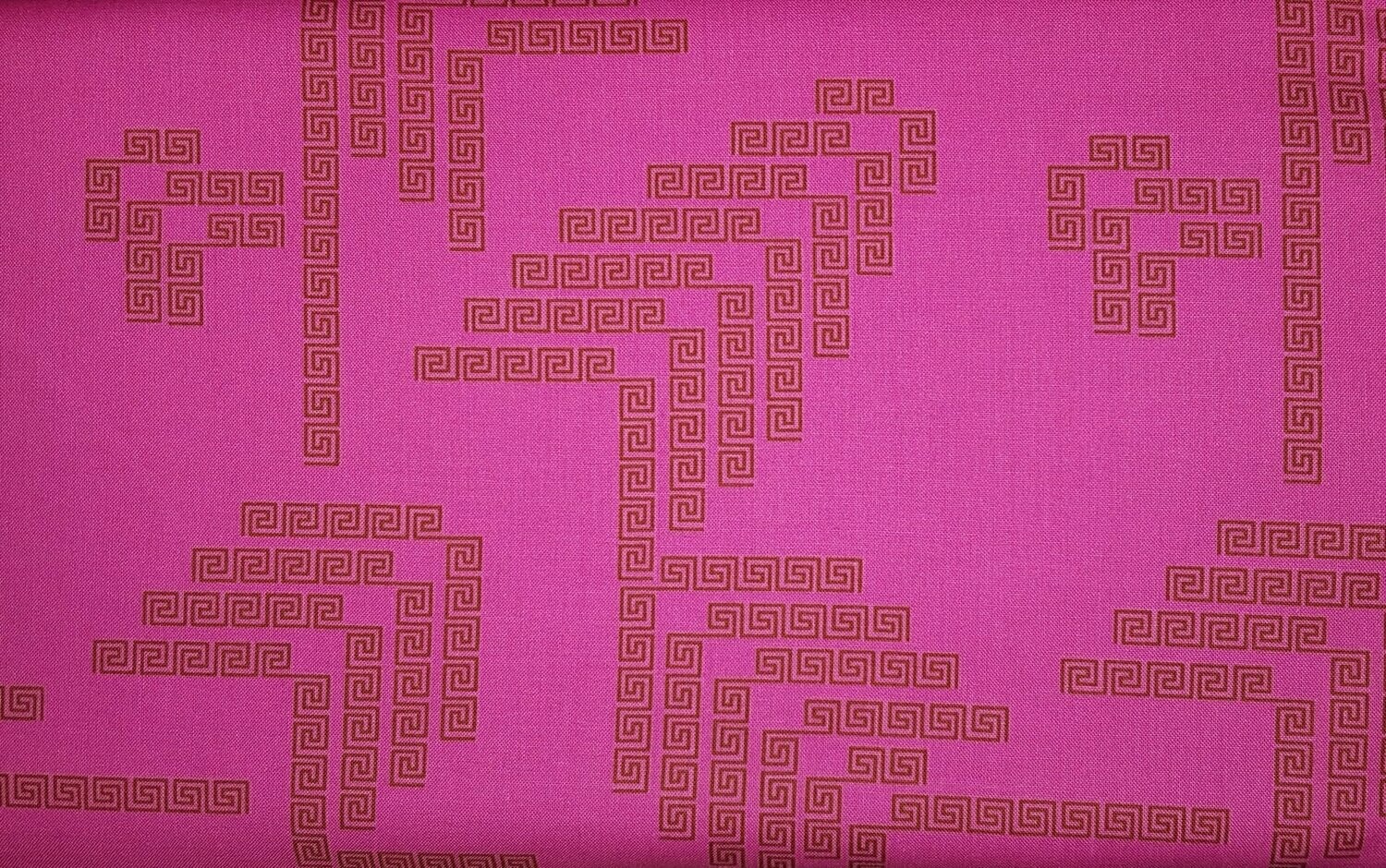 Fibs and Fables Greek Key - Petunia