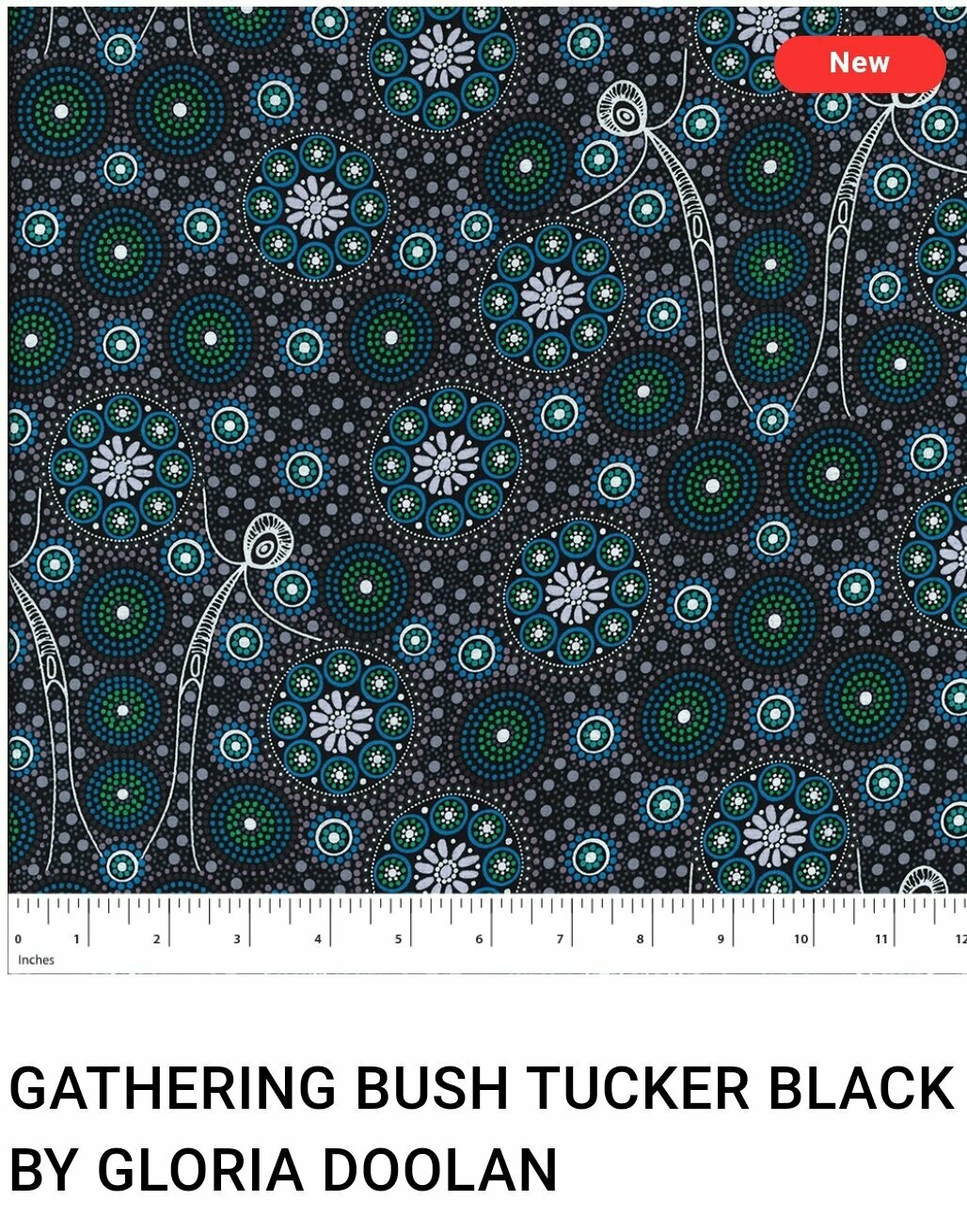 Gathering Bush Tucker - Black