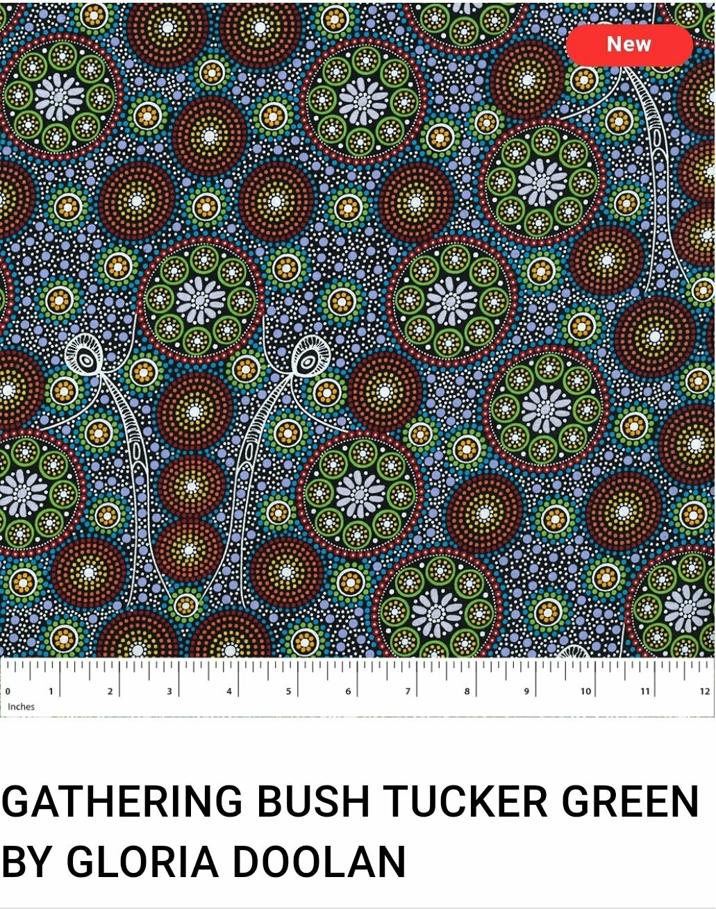 Gathering Bush Tucker - Green
