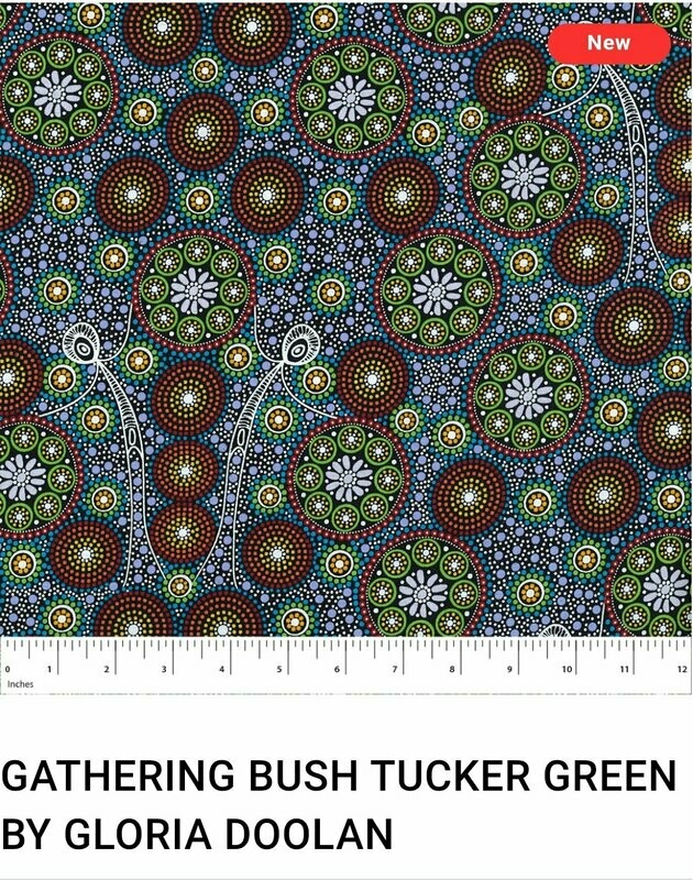 Gathering Bush Tucker - Green
