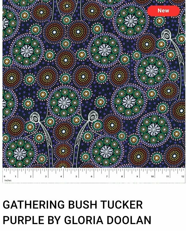 Gathering Bush Tucker - Purple