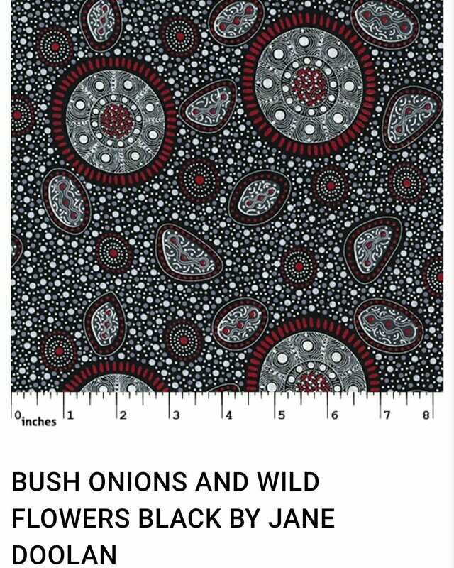 Bush Onions and Wild Flowers - Black
