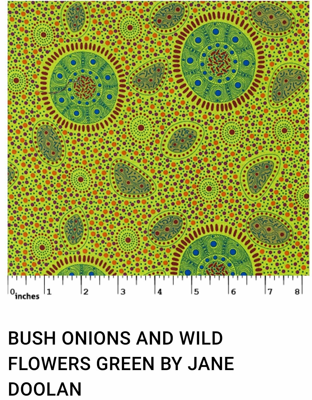 Bush Onions and Wild Flowers - Green
