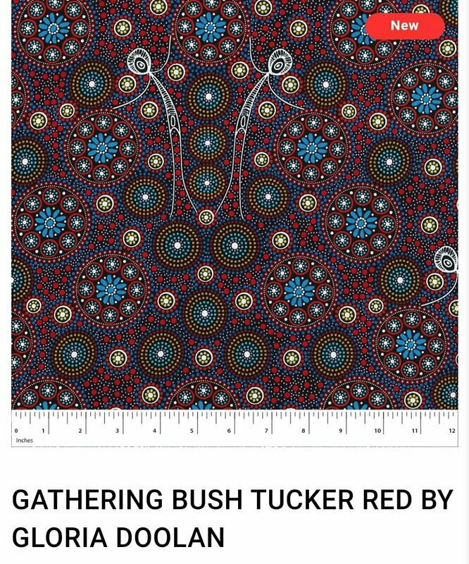 Gathering Bush Tucker - Red