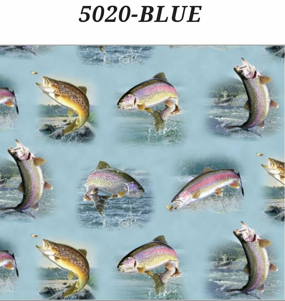 Tight Lines Scattered Salmon ES 5020 Blue