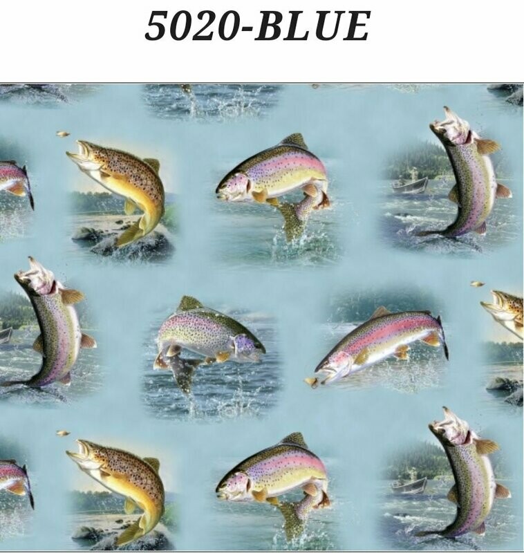 Tight Lines Scattered Salmon ES 5020 Blue