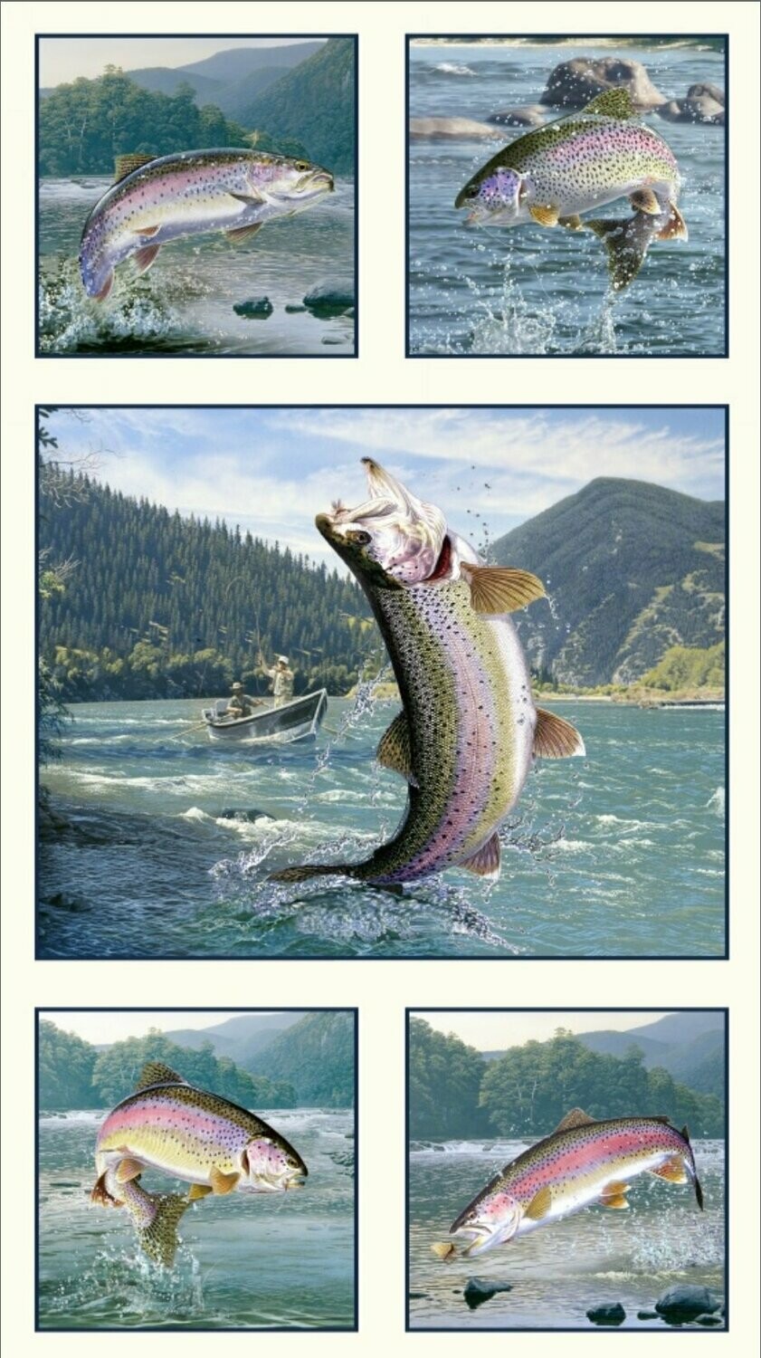 Tight Lines Salmon Panel ES5019 Eggshell