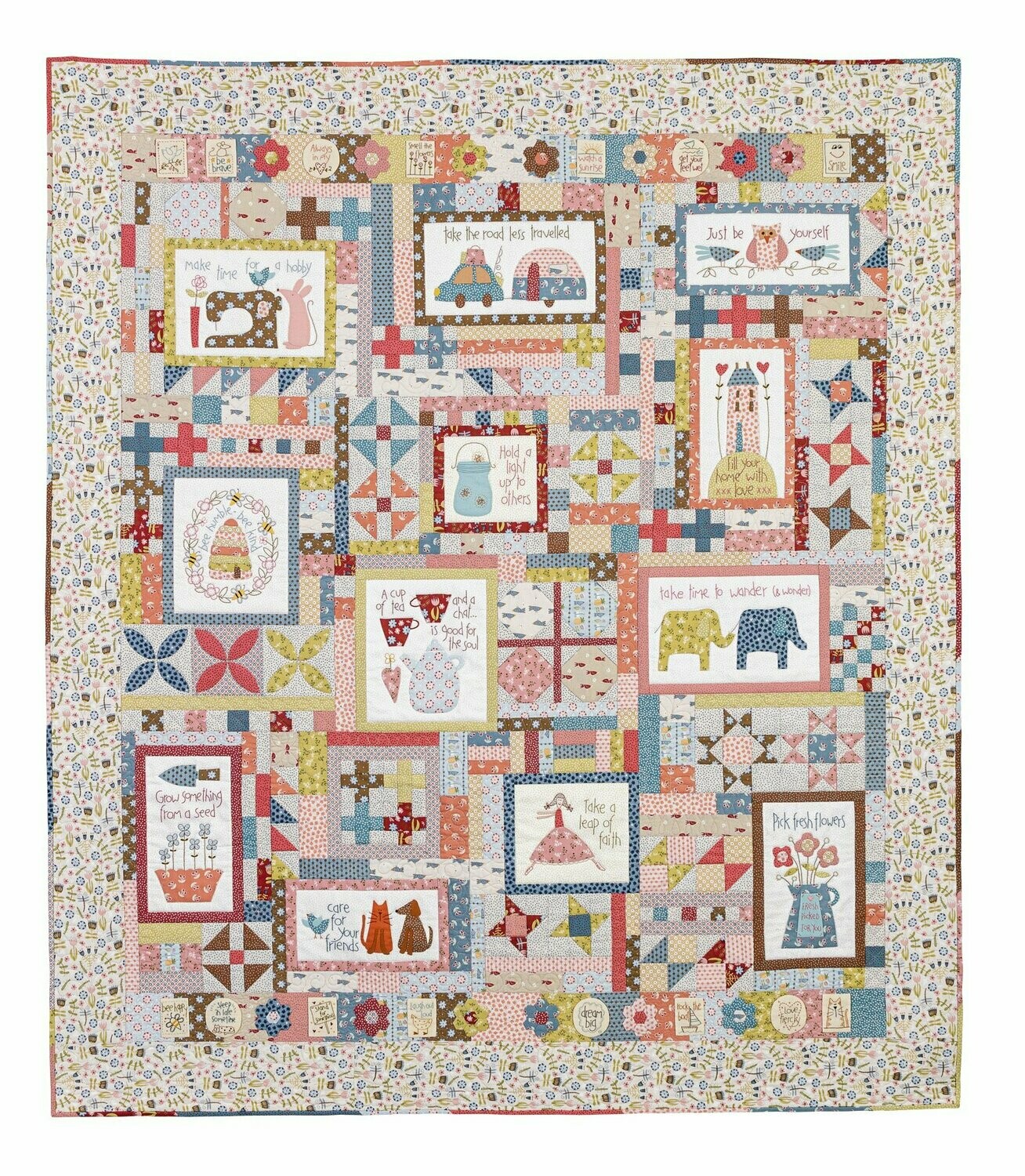 Letter to my Daughter Homespun BOM 2021 Quilt Kit