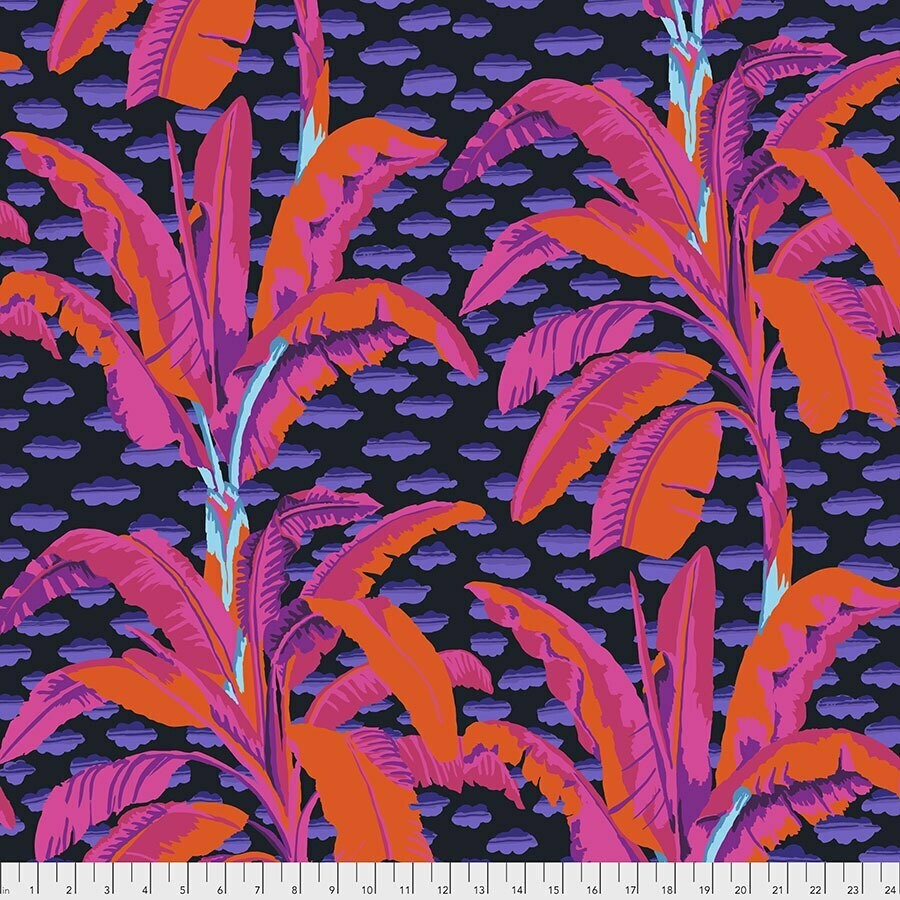 Kaffe Collective Banana Leaves PWGP179 Black Released Feb 2021