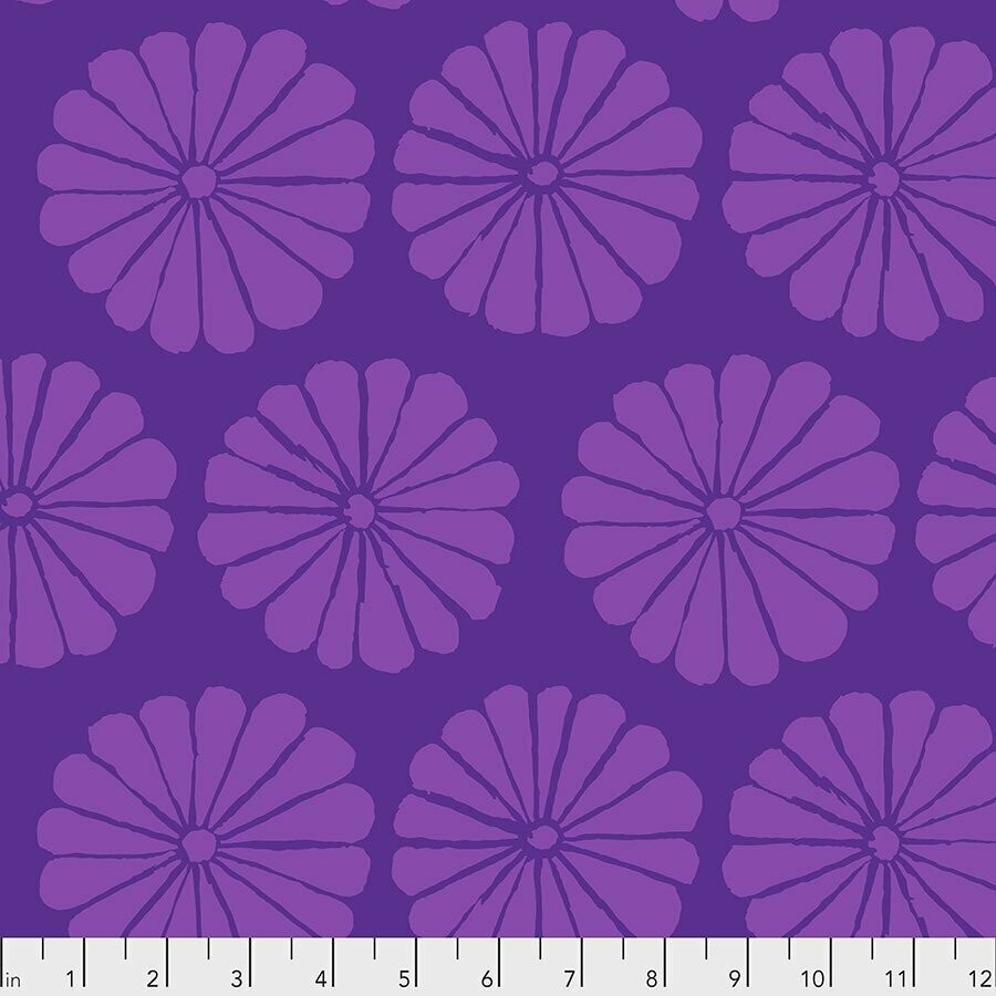 Kaffe Collective Damask Flower PWGP183 Purple Released Feb 2021