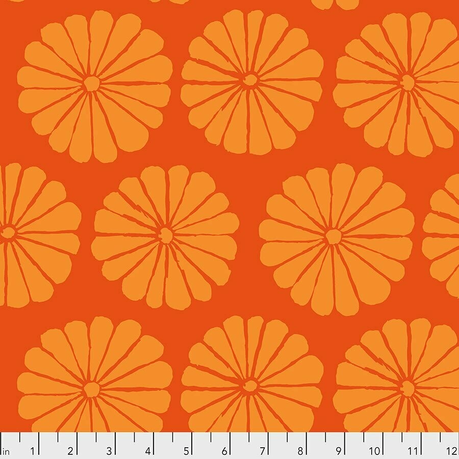 Kaffe Collective Damask Flower PWGP183 Orange Released Feb 2021