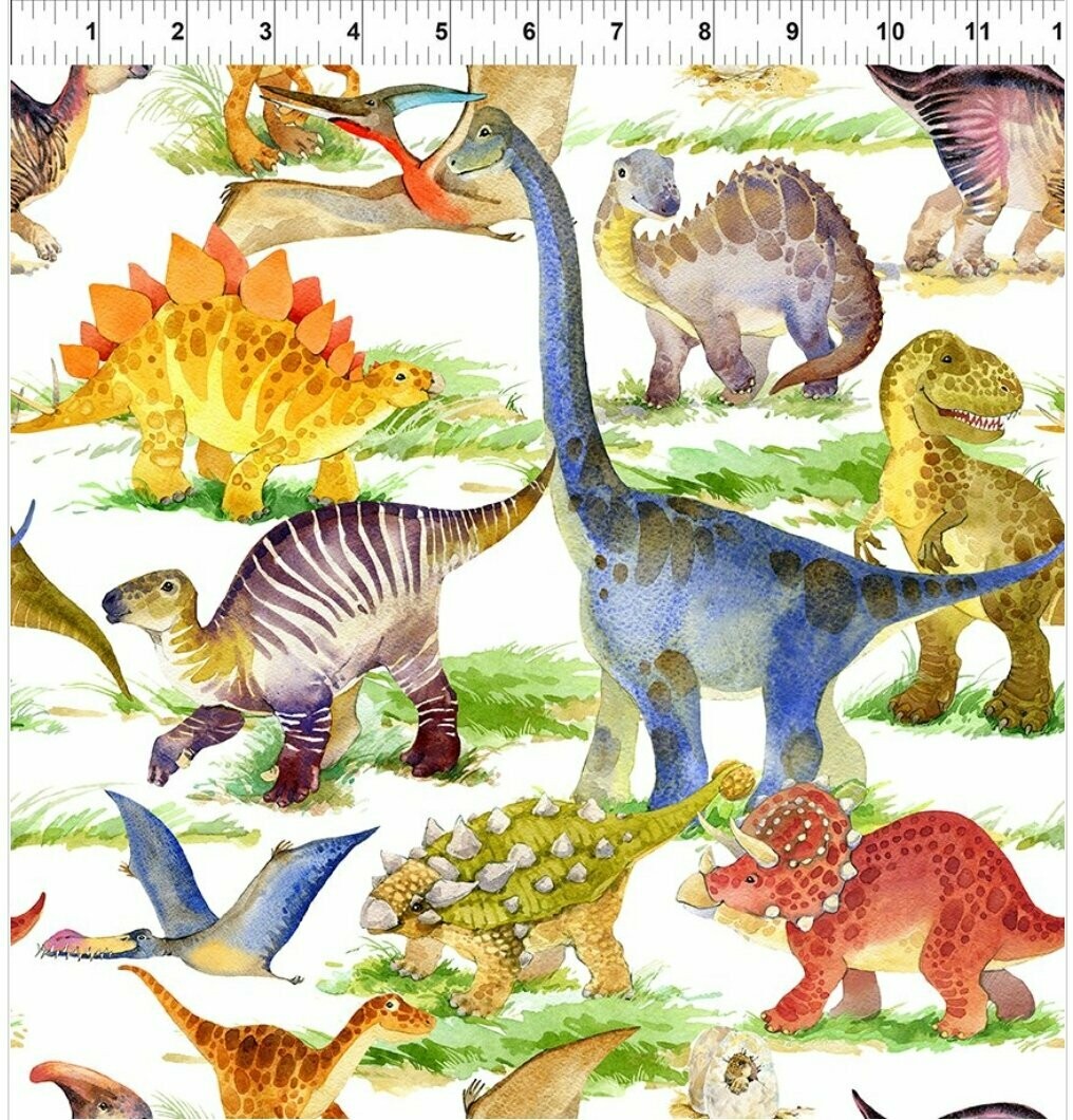 Dinosaur Friends Large Dinosaurs Allover