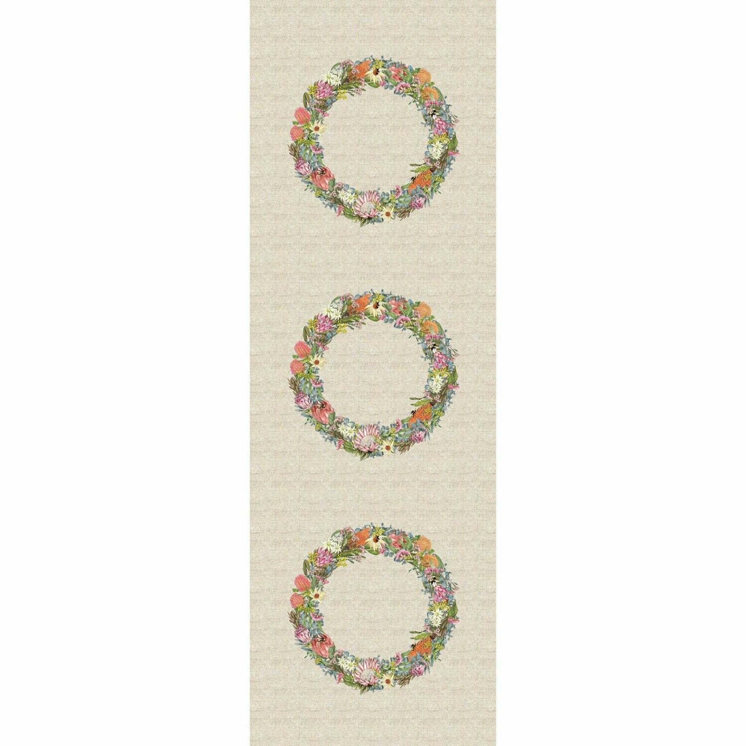 Alphabet Botanicals Floral Panel 45cm