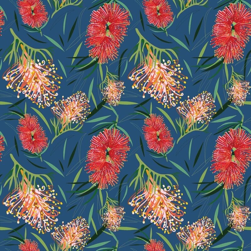 Robyn Hammond DV3790 Cotton Bottle Brush Blue