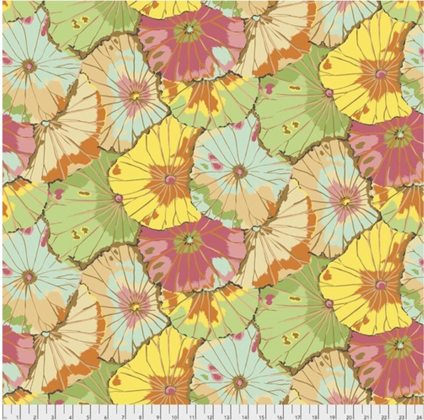 Kaffe Fassett Collective Decorator Wieght 55" Wide  HDGP06 Lotus Jade