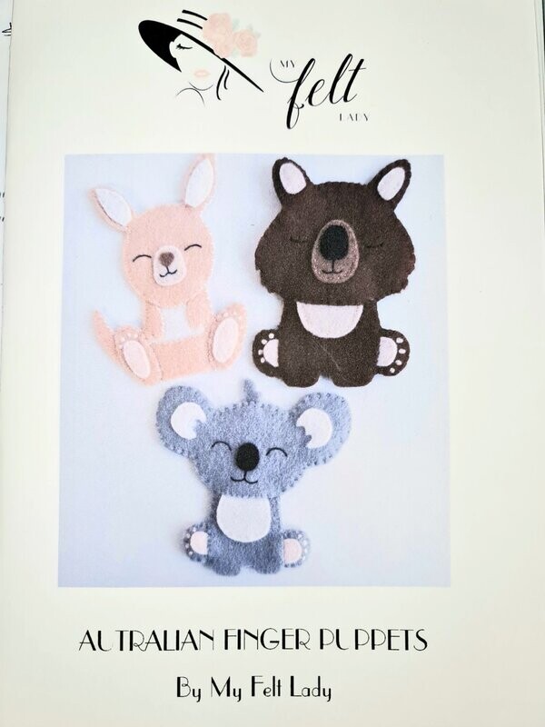 Australian Finger Puppets Pattern